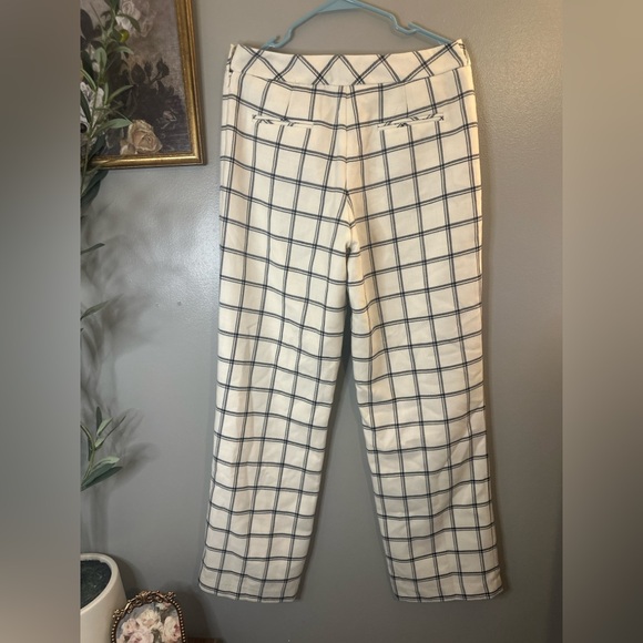 Pendleton 100% Virgin Wool Windowpane Trousers USA Size 10 Classic Preppy Pants - Picture 7 of 8